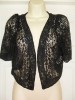 new lace shrug by glamorosa size 14 in black 