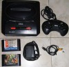 Consola Sega Megadrive II + Mando + Cables + 7 Juegos