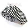 Caihao Grids Stylish Premium Luxury Quality Slim Tie Narrow Necktie 5cm C80 
