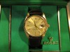 Rolex Gold OysterDate with Box, Papers 1978 No Reserve Serial 5860483 