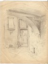 Dibujo a lápiz.Rincón zaragozano 
