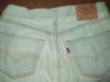 LEVIS LEVI STRAUSS 501 0161 VERY PALE DENIM DISTRESSED JEANS W31 L34 UNWORN 
