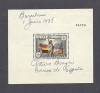 Spain 585c VF NH  complete set  Souvenir Sheet  Signed Arturo Barger First Day ! 