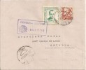 Spain 1937 Burgos to Sevilla censored cover 