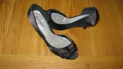 Ladies Black Evening Wear High Heel Shoes size 5 