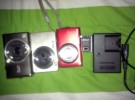 Lote de 3 cámaras para piezas o reparar (Nikon, Sony y Canon) 