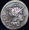 ROMAN REPUBLIC (AR) DENARIUS. GENS ATILIA. 