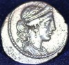 ROMAN REPUBLIC (AR) DENARIUS. GENS LICINIA. 