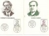 RUBEN DARIO/ENRIQUE GRANADOS. 2 TARJETAS MAXIMAS