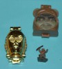 Micro Machines Mini Head Playset Lot D: Wicket and C-3PO 