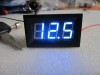Car/Motorcycle 2 Wire Blue LED battery Monitor Voltmete 
