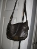 LADIES LUPO BROWN LEATHER SLOUCH / SHOULDER  / MESSENGER BAG 