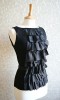 HOSS INTROPIA Slinky Viscose Top - Silk Trim GORG! Size Small UK 8 10 