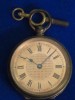 Bello Reloj de Bolsillo Chapado de carga a llave  C´1880 , Para Repararlo 