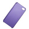N6 purple Mesh Hard Net Case Cover For APPLE IPHONE 4 4G 