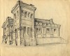 Dibujo a lápiz. “Teatro Goya”. 