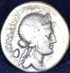 ROMAN REPUBLIC (AR) DENARIUS. GENS EGNATIA. 