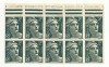 FRANCIA - Bloc 10 Sellos/Timbres  ANTIGUOS - 2 Fr  (verde/vert) 