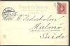 Spain old postcard to Sweden 1903 ambulant cancellation  ??? 