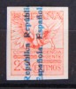 Pegaso sin dentar *. Sobrecarga Republica. Edifil 603s