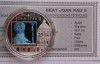 Andorra 2011 BEATIFICATION John Paul II Ag Proof with Hologram insert 