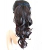Extensión / Coleta de cabello negro 