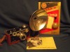 Argus C-3 camera with flash attachment and vintage cleaning kit 