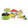 8 x Angry Birds Car Auto Emblem Decals Stickers 