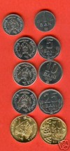 MOLDOVA 0.01 RARE 0.05,0.10,0.25,0.50 issue 2008 UNC 