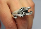 Chinese Old Tibet - Silver Handwork Sheep Ring ☆☆☆☆☆  