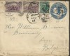 USA old postal stationery to Belgium  1893 (2) 