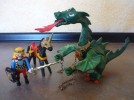 Playmobil 3840 grüner Drache  Ritter Pferd Ritterburg