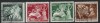0395-3 series completas sellos Alemania reich 1942 cruz 