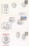 SPAIN COLUMBIAN COLUMBUS THREE PICT COVERS PEDRO ARCOS CADIZ 1990-93-89 MILITAR 