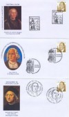 SPAIN COLUMBIAN COLUMBUS THREE PICT COVERS V CENT. DEATH COLON VALLADOLID MEDINA 