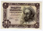 Billete de 1 Peseta 1951 OJO SIN SERIE 