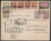 SPAIN 1946 CENSORED COVER TO U.S. WITH SEMI-POSTAL FRANKING 