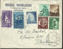 Egypt old cover to Czechoslovakia 1958 