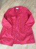 LOVELY RED RAIN MAC COAT SZ 14 