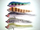 5-10 in. (25cm)  GLOW  WEEDLESS SALTWATER FLIES STRIPERS REDFISH TROUT PIKE BASS 