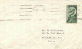 09/014 SPAIN SPANIEN 1956 CARTA MADRID A NEW YORK  