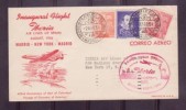 Spain 1954  FFC  Madrid to NYC  