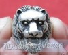 Charming tibetan tibet silver Carving Lion's head jewelry men's ring    Q 3 