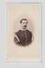 (DD)* CDV:SOLDAT , Uniform, Schnauzer, Valladolid, Spanien, um 1870, Hortelano 