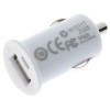 Car Cigarette Powered 1000mA USB Adapter/charger DC 12V White C18 