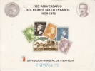 ¡¡ EIH ¡¡ EXPOSICION MUNDIAL FILATELIA ESPAÑA75: 125 ANIV. 1ER SELLO ESPAÑOL 