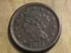 Antiques Collectables COPPER 1851 U. S . AMERICA ONE CENT   