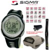 Sigma PC FitWatch Pulsmesser Pulsuhr Computer mit Fahrradhalterung Schrittzähler 