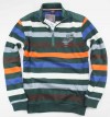 New Men's colorful bars sweater Size XXL 02001 Green 