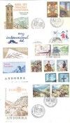 ANDORRA. 1977,79,80/81 AÑOS COMPLETOS EN  S.P.D. nº 108/09.